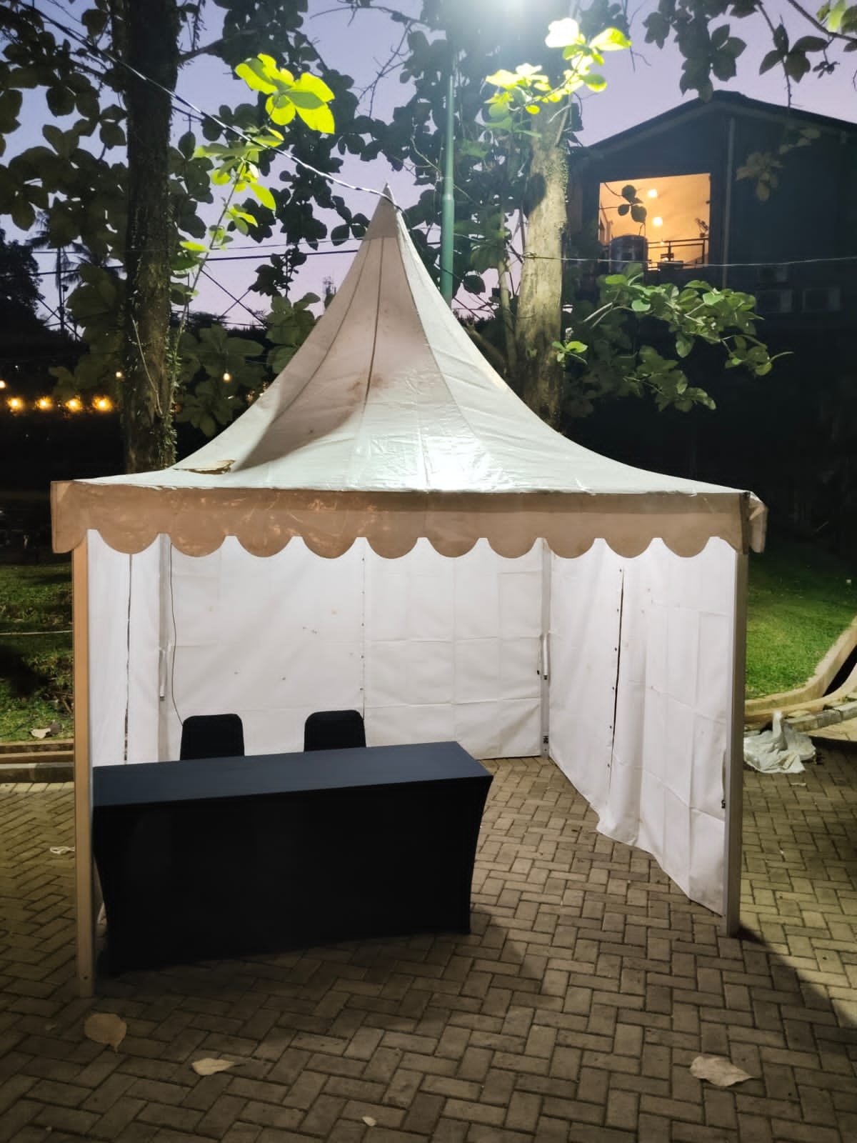 SEWA TENDA SARNAVIL JOHAR BARU DI JAKARTA PUSAT 